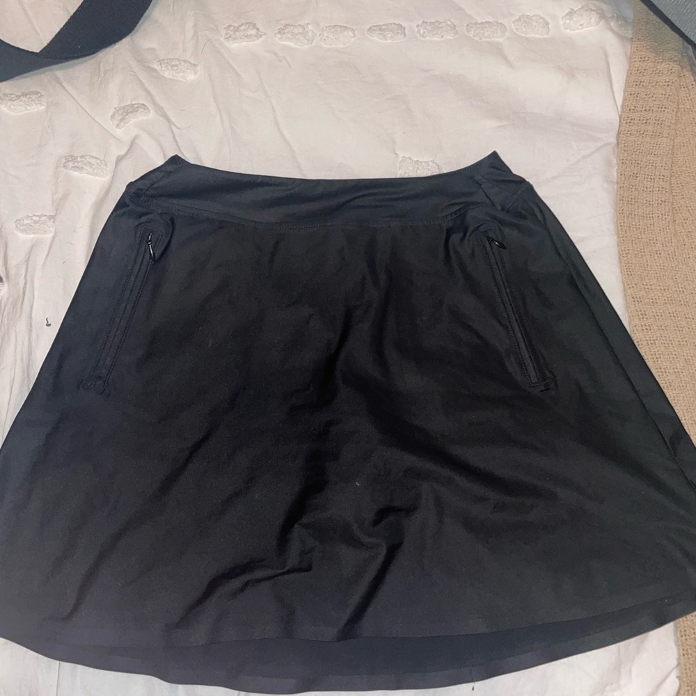G/FORE Women's Black A-Line Athletic Skirt